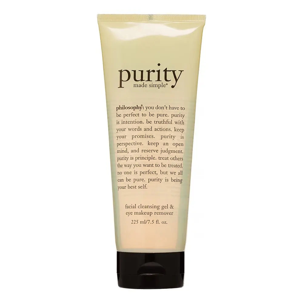 Purity Made Simple Facial Cleansing Gel & Eye Makeup Remover