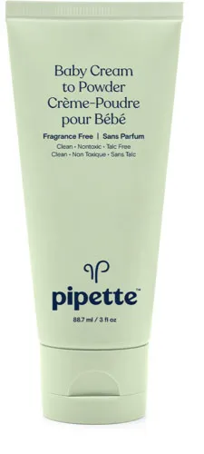 Pipette Baby Cream to Powder