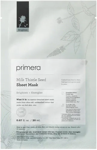 Milk Thistle Seed Sheet Mask Brightening