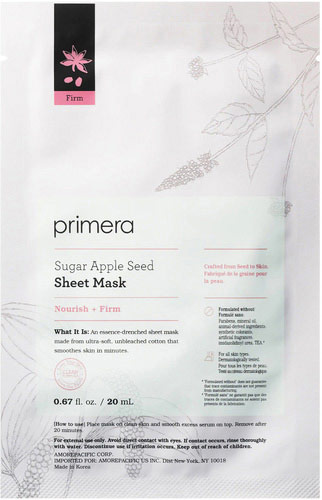 Primera Sugar Apple Seed Sheet Mask Firming
