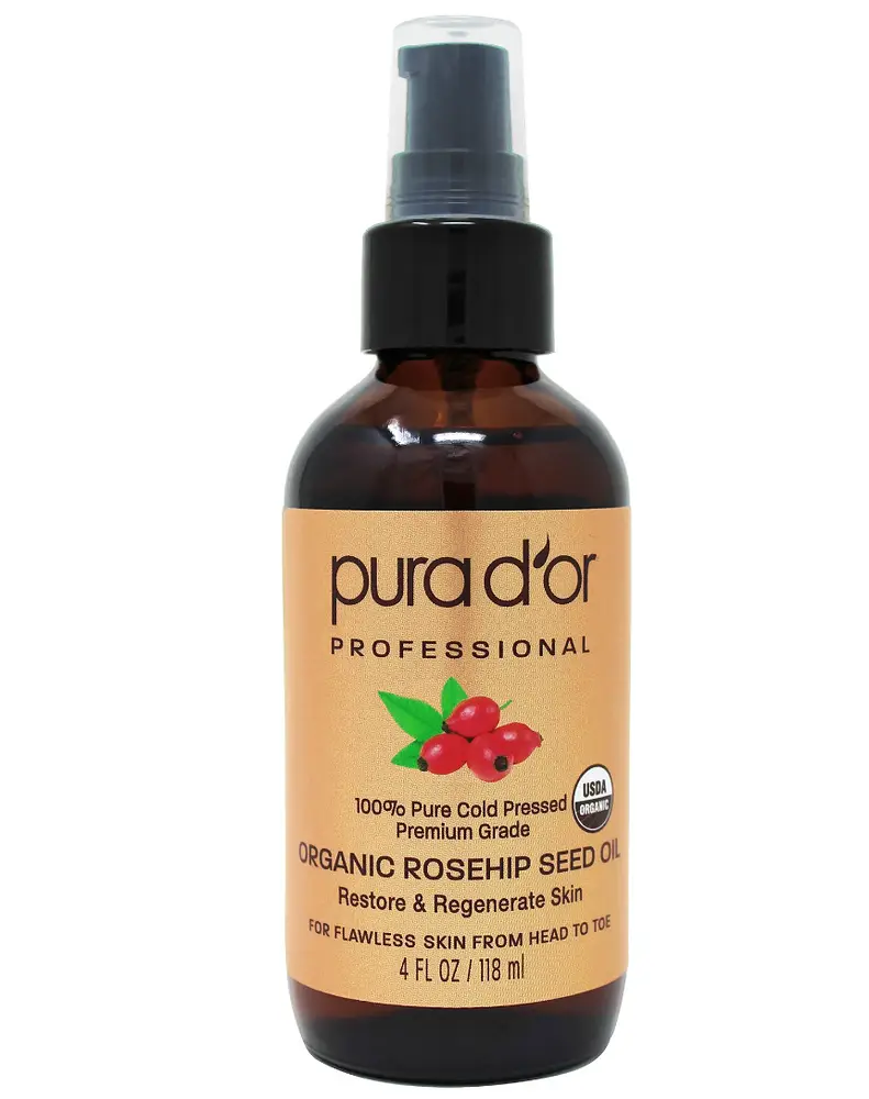 Pura D'or Organic Rosehip Seed Oil