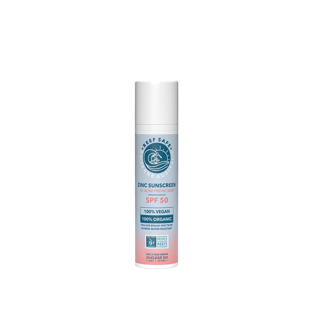 Zinc Sunscreen For Acne Prone Skin SPF 50