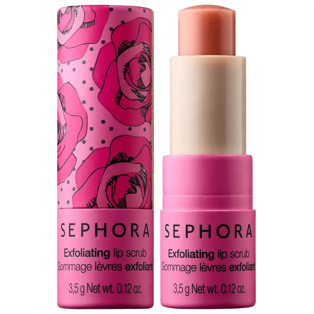 SEPHORA COLLECTION Clean Exfoliating Lip Balm & Scrub Rose