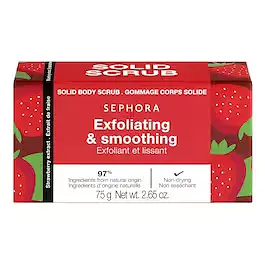SEPHORA COLLECTION Solid Body Scrub Exfoliating & Tonifying Strawberry