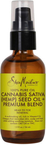 SheaMoisture 100% Pure Oil Cannabis Sativa (Hemp) Seed Oil + Premium Blend