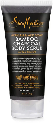 African Black Soap & Bamboo Charcoal Scrub