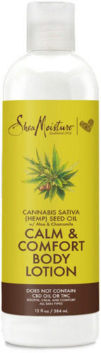 SheaMoisture Cannabis Sativa (Hemp) Seed Oil Calm & Comfort Body Lotion