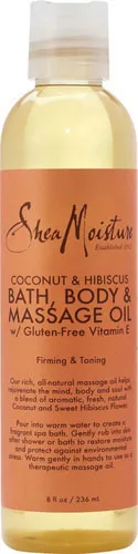 Coconut & Hibiscus Bath Body & Massage Oil