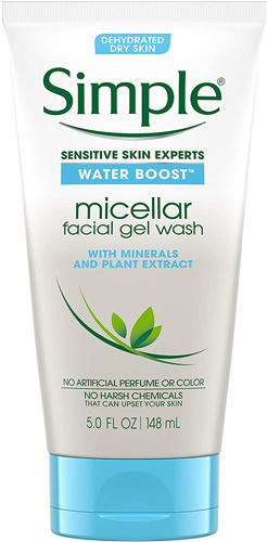 Simple Water Boost Micellar Facial Gel Wash