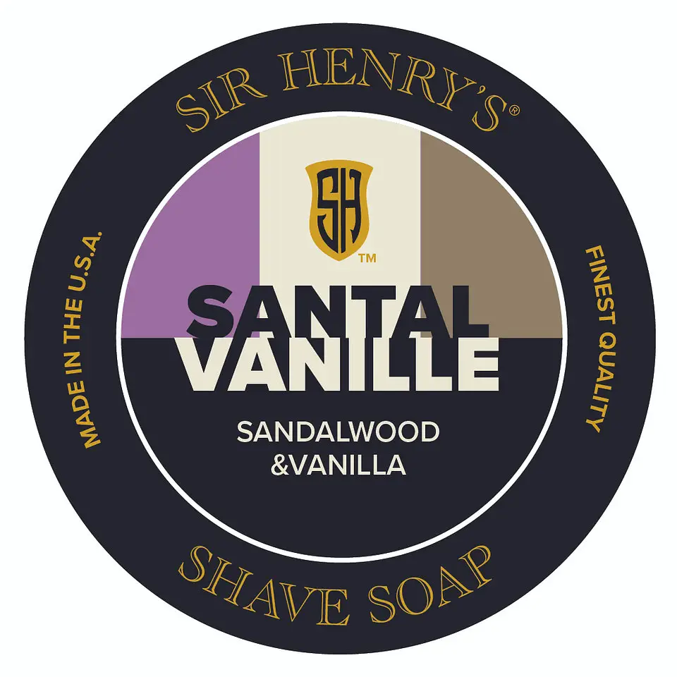 Shave Soap Santal Vanille Sandalwood Vanilla
