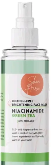 Green Tea + Niacinamide Blemish Free Brightening Daily Face Wash