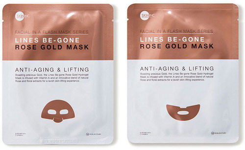 Skin Inc Supplement Bar Lines Be-Gone Rose Gold Mask