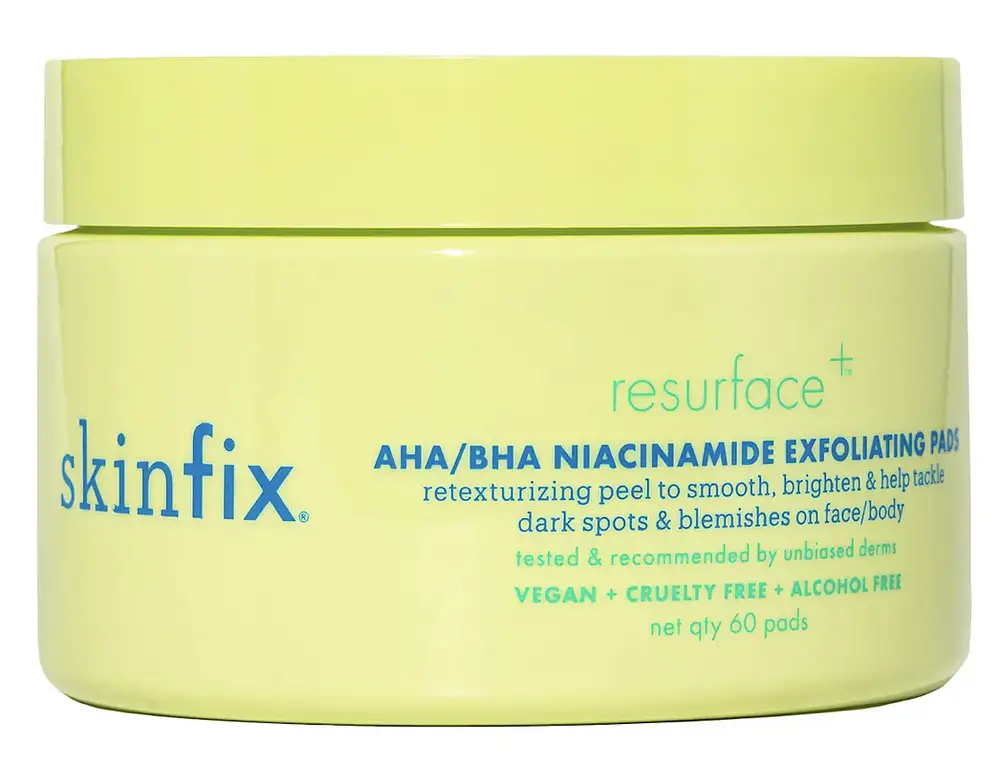 Resurface+ AHA/BHA Niacinamide Exfoliating Pads