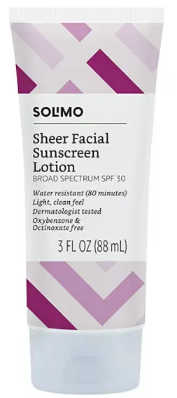 Solimo Sheer Facial Sunscreen Lotion SPF 30