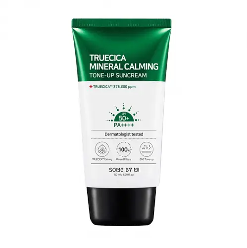 Truecica Mineral Calming Tone-up Suncream SPF 50+ PA++++