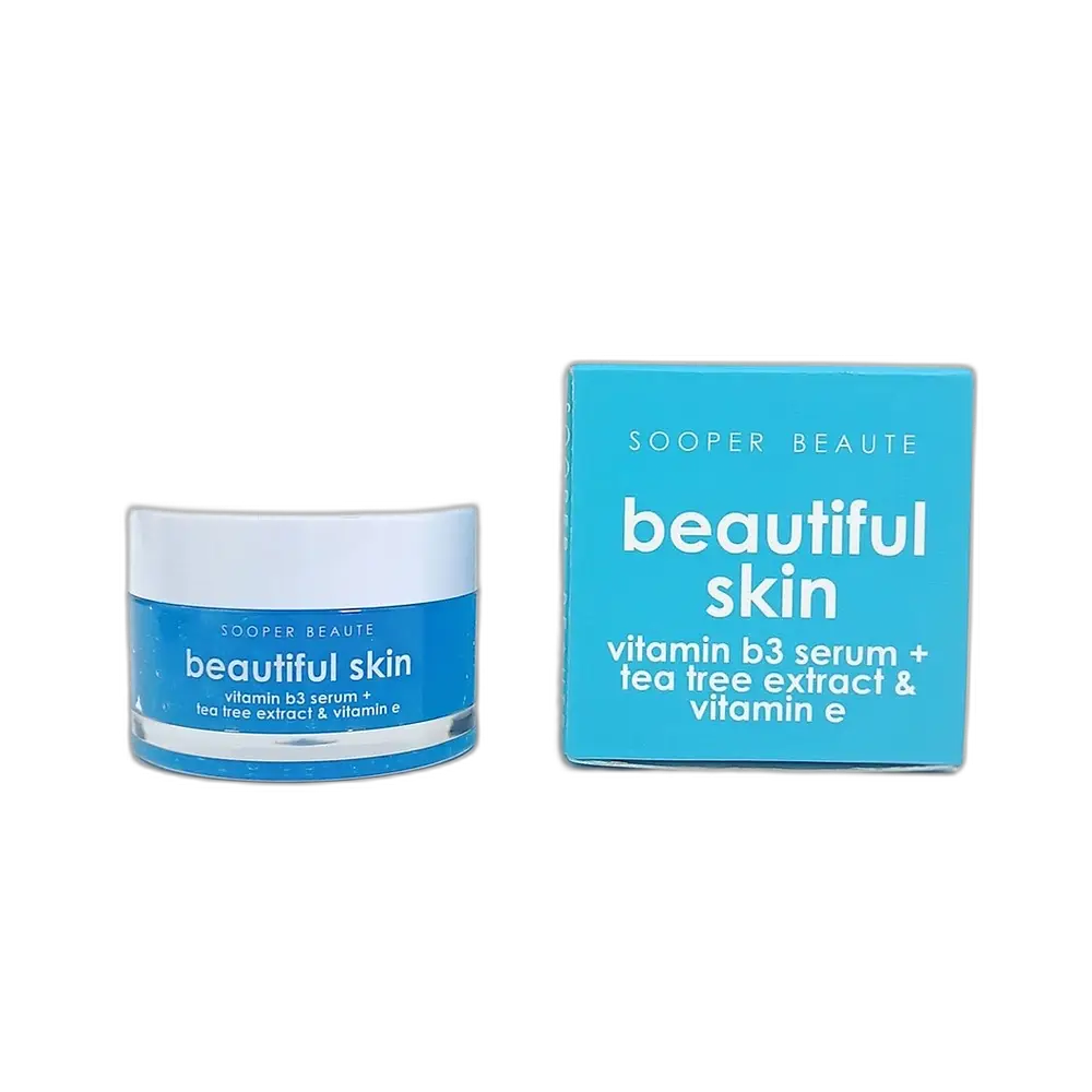 Sooper Beaute Beautiful Skin Vitamin B3 Serum + Tea Tree Extract & Vitamin E