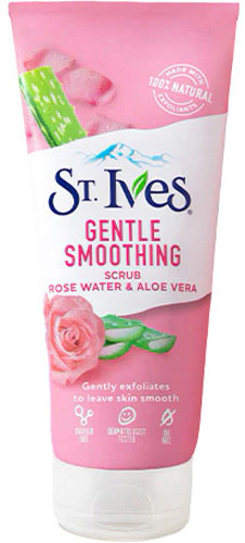 St. Ives Gentle Smoothing Rose Water and Aloe Vera Scrub