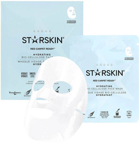 STARSKIN Red Carpet Ready Hydrating Bio-Cellulose Second Skin Face Mask