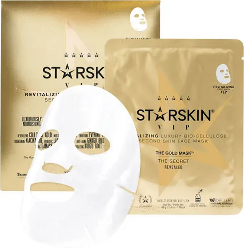 The Gold Mask VIP Revitalizing Luxury Bio-Cellulose Second Skin Face Mask