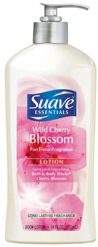 Suave Essentials Body Lotion Wild Cherry Blossom