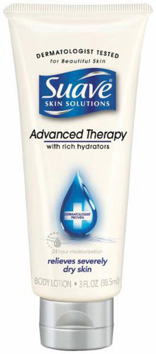 Suave Skin Solutions Body Lotion Advanced Therapy with Rich Hydrators