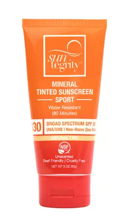Suntegrity Sport Mineral Tinted Sunscreen Broad Spectrum SPF 30
