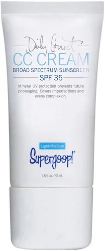 Supergoop! CC Cream Daily Correct Broad Spectrum SPF 35 Sunscreen