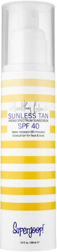 Healthy Glow Sunless Tan Broad Spectrum Suncreen SPF 40