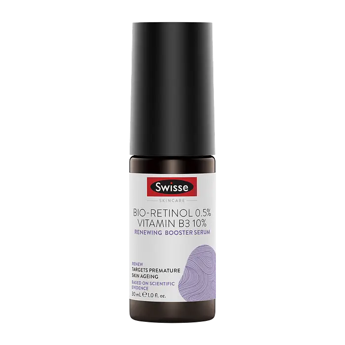 Swisse Bio-Retinol 0.5% Vitamin B3 10% Renewing Booster Serum