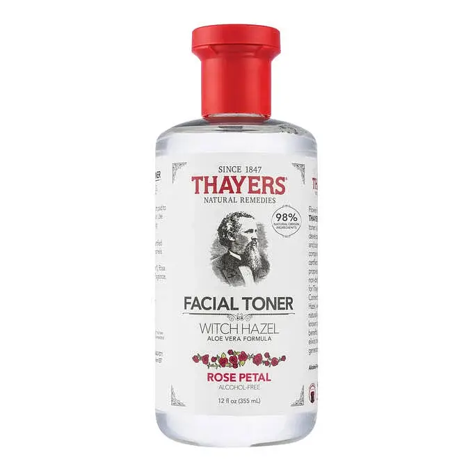 Witch Hazel Rose Petal Face Toner Skin Care With Aloe Vera