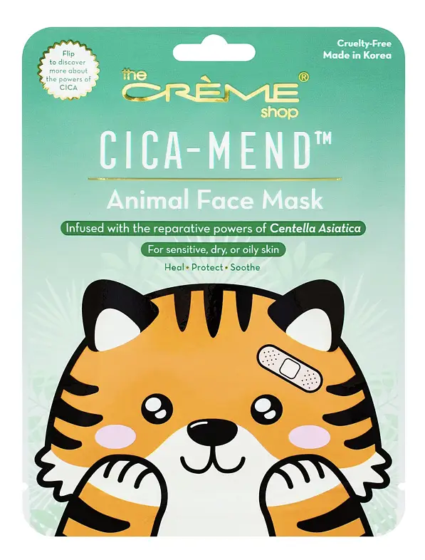 Cica-Mend Animated Tiger Face Mask