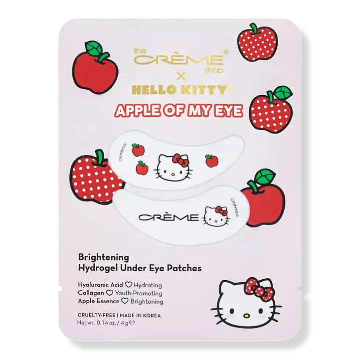 The Creme Shop Hello Kitty Apple Of My Eye Brightening Hydrogel Under Eye Patches