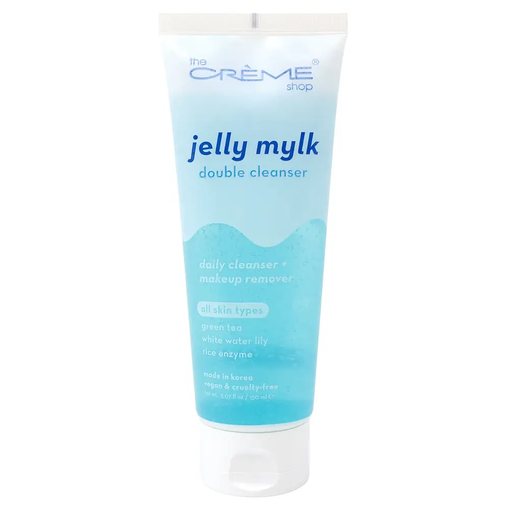 Jelly Mylk Double Cleanser (Vegan) | Green Tea + White Water Lily + Rice Enzyme