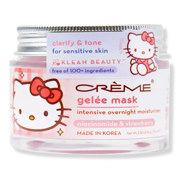 Sanrio Hello Kitty Klean Beauty Intensive Overnight Moisture Gelee Mask