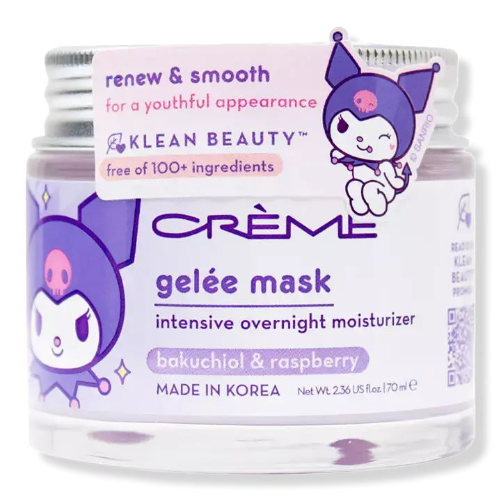 Sanrio Kuromi Klean Beauty Intensive Overnight Moisture Gelee Mask