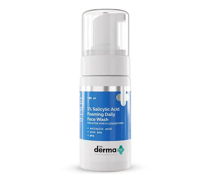 The Derma Co 1% Salicylic Acid Foaming Daily Face Wash