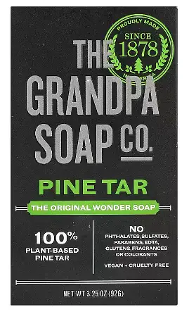 The Grandpa Soap Co. Pine Tar Bar Soap