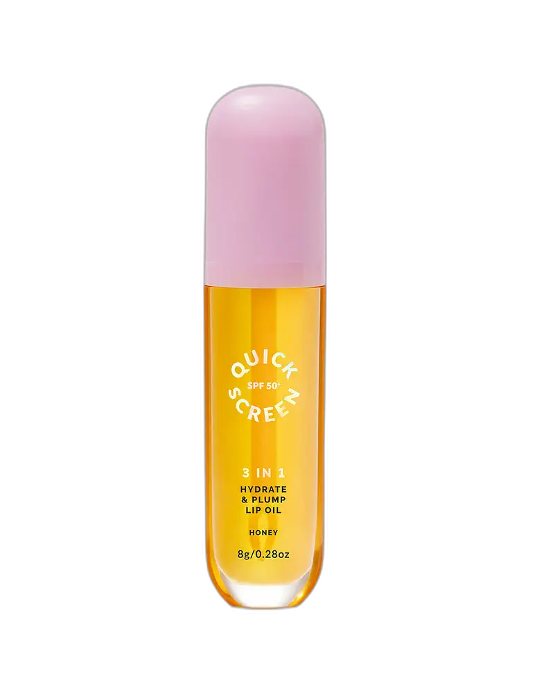 The Quick Flick 3 In 1 Hydrate & Plump Honey Lip Oil SPF 50