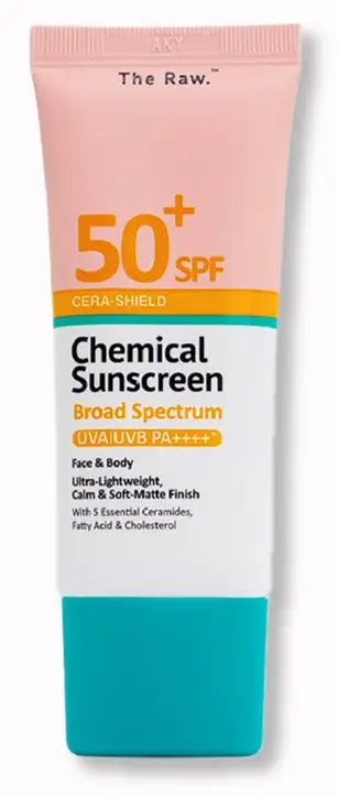 The Raw Cera-Shield Chemical Sunscreen SPF 50+