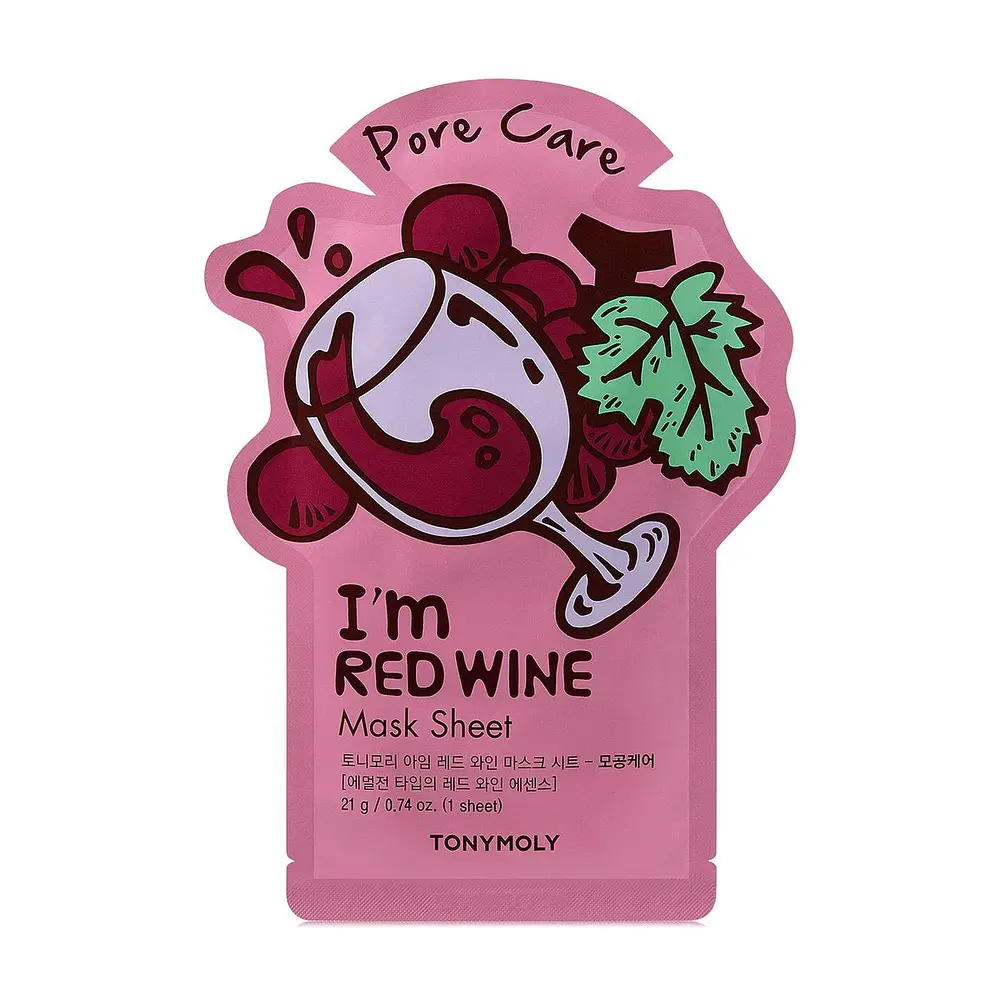 I'm Sheet Mask Red Wine Pore Care