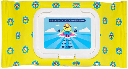 TONYMOLY Minions Soothing Aloe Cleansing Wipes