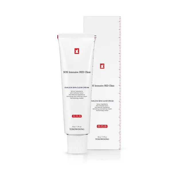 SOS Intensive Red Clinic Ovalicin Skin Clear Cream