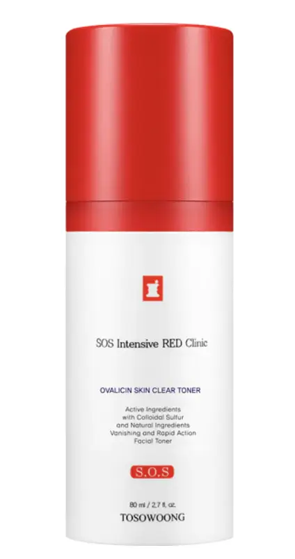 SOS Intensive Red Clinic Ovalicin Skin Clear Toner