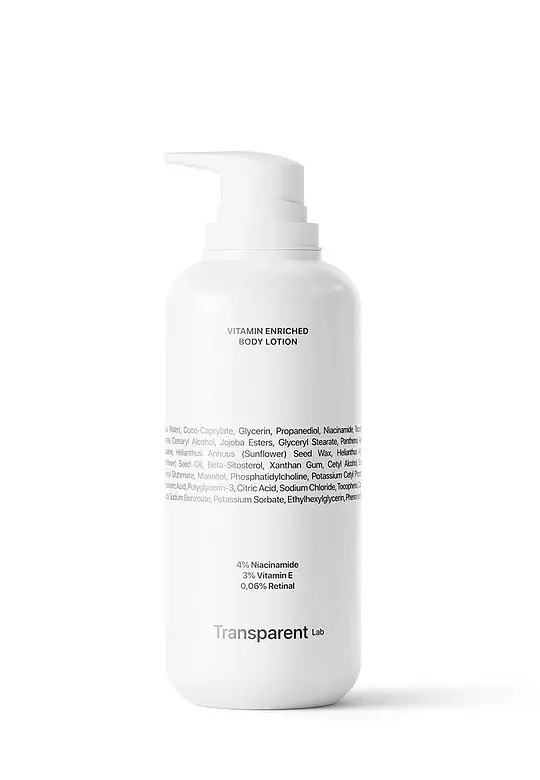 Transparent Lab Vitamin Enriched Body Lotion