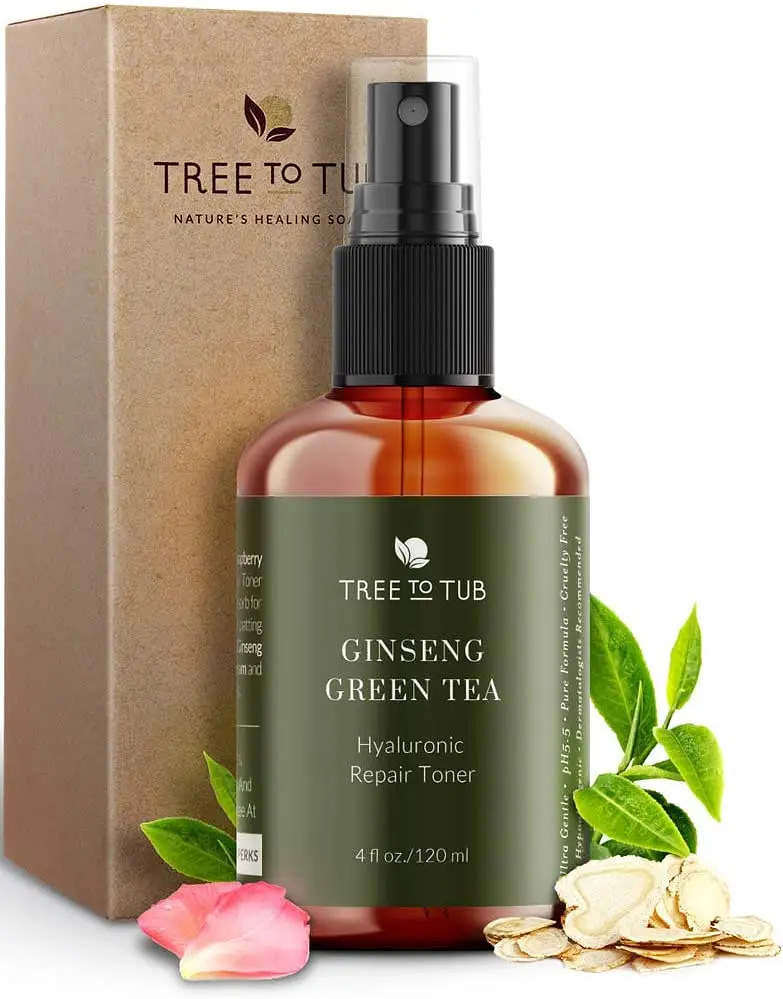 Ginseng Green Tea Anti-Aging Calming Hydration Toner Spray