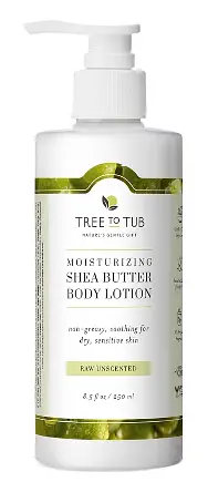 Moisturizing Shea Butter Body Lotion Raw Unscented