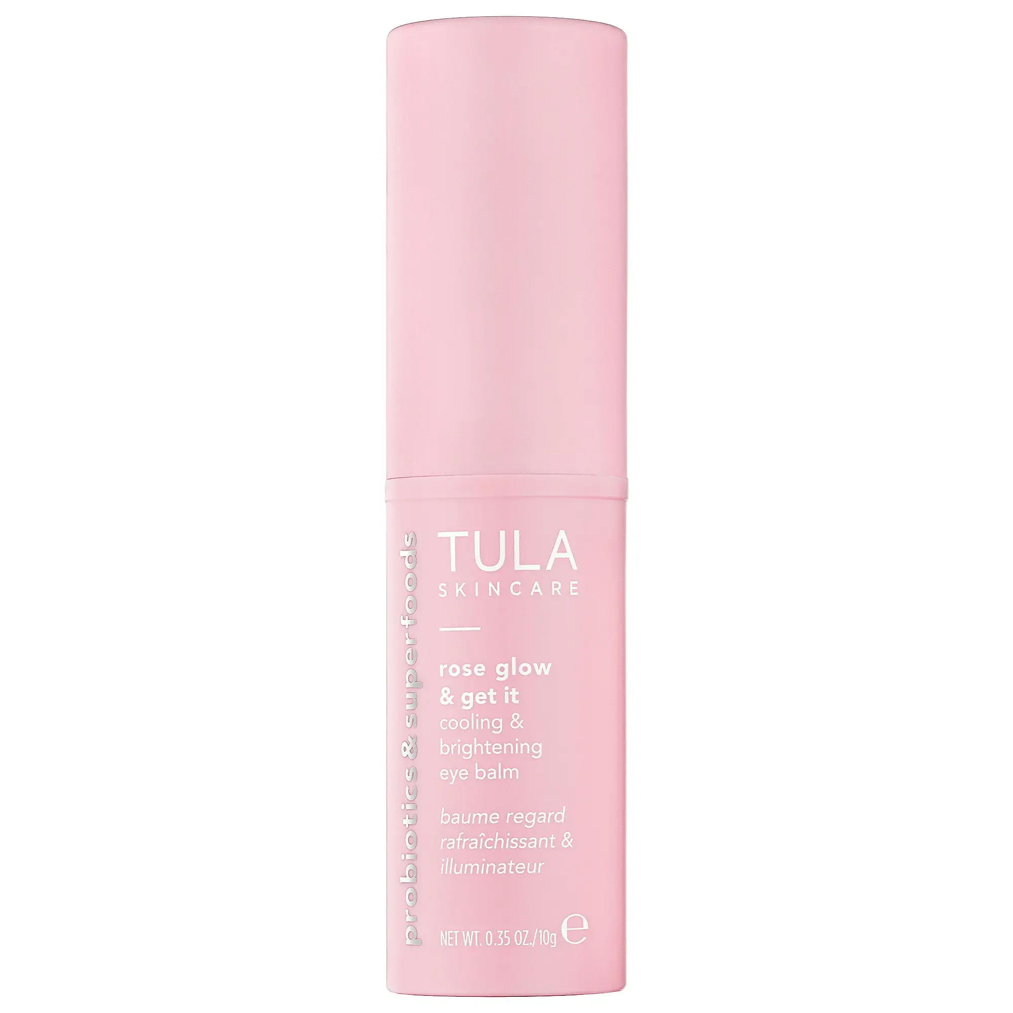 TULA Skincare Rose Glow + Get It Cooling & Brightening Eye Balm