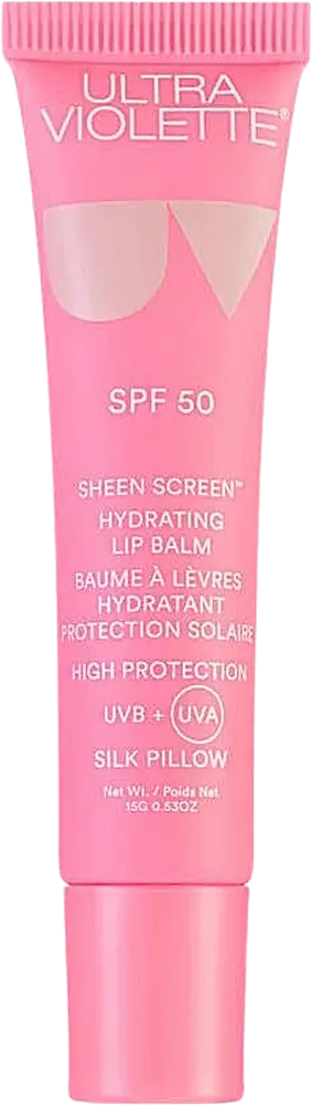 Ultra Violette Sheen Screen Hydrating Lip Balm SPF 50 Silk Pillow