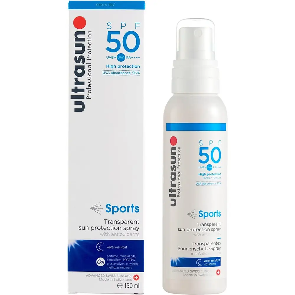 Sports High SPF50 Clear Spray Formula