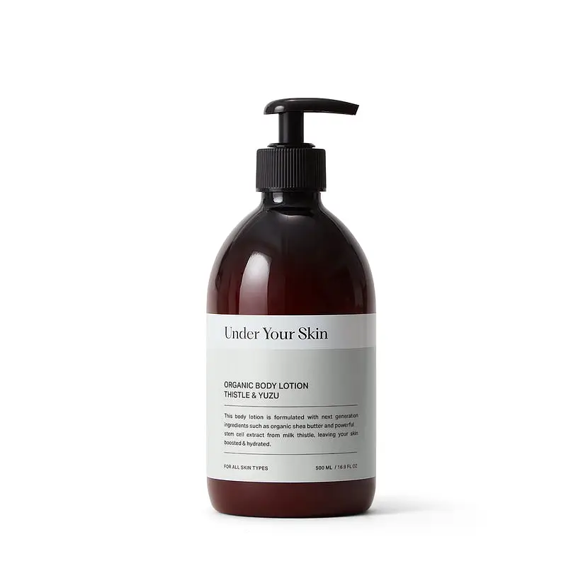 Under Your Skin Organic Body Lotion Thistle/Yuzu